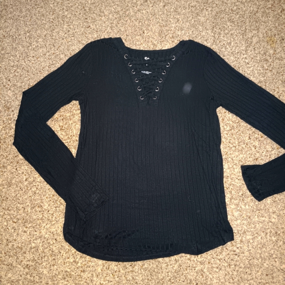 Women's Rocker-Style Ribbed Shirt